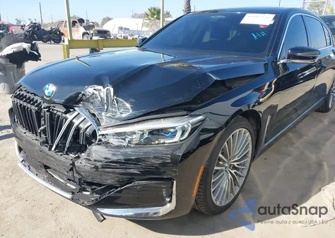 2020 BMW 740I xDrive из США, поврежденный, VIN WBA7T4C06LCD44640